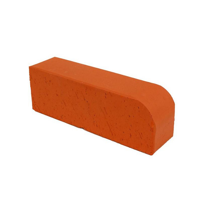 Печной кирпич радиусный полнотелый Lode Janka F15 (R60) гладкий, 250х85х65 мм